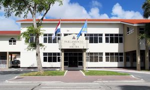 오라녜스타드(Oranjestad)에 있는 아루바 의회