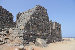 19세기 네덜란드 식민 시대 아루바 경제 활동의 일부였던 부쉬리바나 금광 유적지.