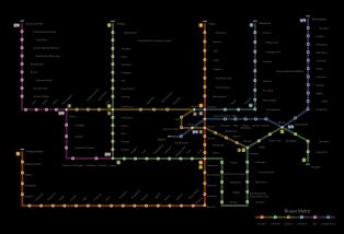 부산-김해 경전철 노선도
