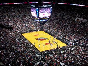 포틀랜드 트레일 블레이저스 경기 중 모다 센터 모습