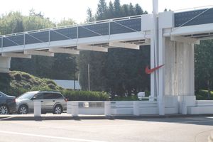 포틀랜드에 있는 나이키의 본사 입구