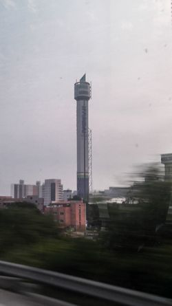 현대아산타워의 전경