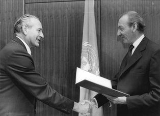 1973년 플로린과 [[쿠르트 발트하임]]