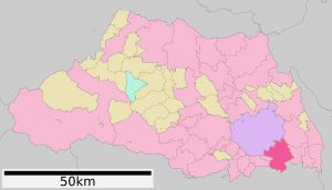 사이타마현 가와구치시 지도