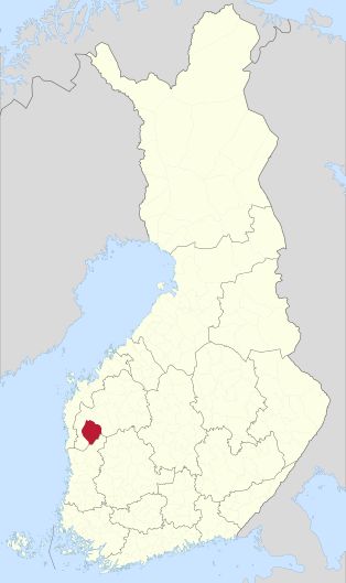 핀란드 내 카우하요키 위치