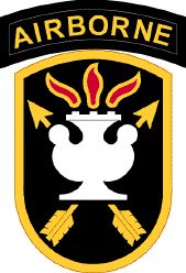 존 F. 케네디 특수전 센터・앤드・스쿨의 [[shoulder sleeve insignia|소매 휘장]](SSI)