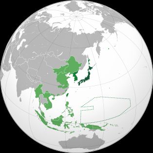 1942년 [[제2차 세계 대전]] 당시 일본 제국의 최대 영토 확장