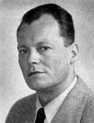 브란트의 1953년 공식 독일 연방의회 사진