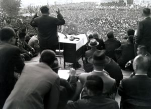 윤보선 후보의 서울 유세