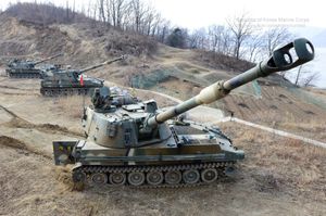 2013년 대한민국 해병대의 K-55 자주포