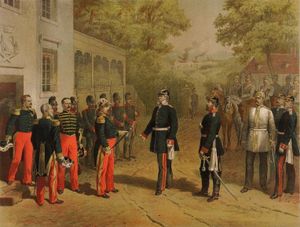 1870년 9월 1일 세당 전투 이후 나폴레옹 3세의 항복