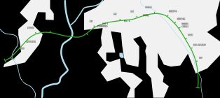 광주 도시철도 노선도