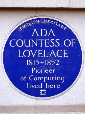 런던 세인트 제임스 광장의 청색 명판