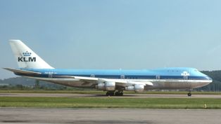 사고에 관련된 KLM 보잉 747-206B