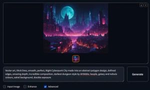 Fooocus를 이용한 텍스트-이미지 생성 프롬프트 사용 예시