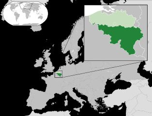 벨기에와 유럽 내의 왈롱 지역