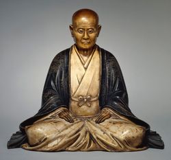 17세기에서 18세기 초, 일본 에도 시대에 등장한 주로 상인 계층인 조닌의 조각상