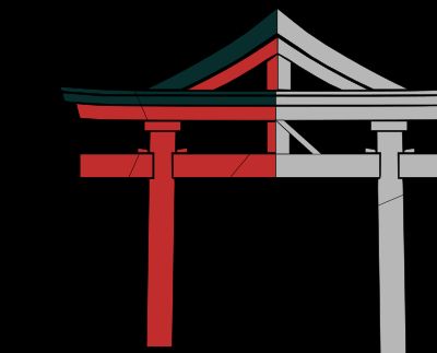 도리이의 부분과 장식 명칭