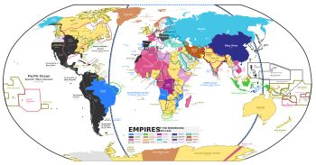 근세의 주요 제국 지도 (1492~1945)