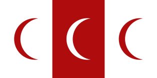 아흐마드 알 가지의 군대가 사용한 세 가지 깃발의 조합