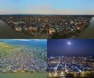 공중에서 본 모습