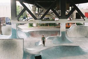 미국 오리건주 포틀랜드의 번사이드 스케이트파크(Burnside Skatepark)