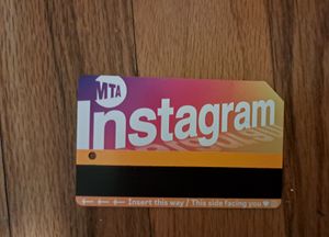 인스타그램 메트로카드, 뉴욕시 교통국이 마지막으로 제작한 최종 광고 메트로카드.