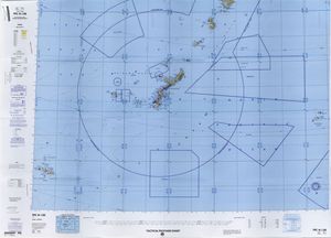 다이토 제도를 보여주는 지도 (미국 국가 이미지 및 지도 기관(NIMA), 1997)