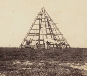 1859년 H.M.S 헤럴드호가 멜리시 환초에 세운 등대