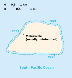 자비스 섬의 정사영도