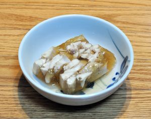 쥐치로 만든 니코고리.