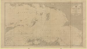 1837년 아라푸라 해 인근 섬 지도