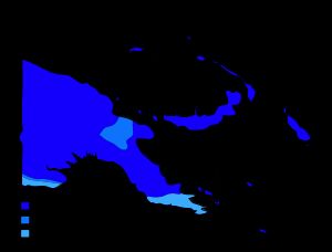 뉴기니섬의 쾨펜 기후 구분