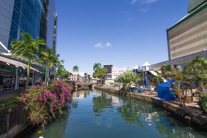 운하와 상업 지역