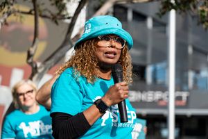 United Voice의 Big Steps 캠페인 - 유아 교육자들의 파업, 2022년 9월