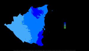 니카라과의 쾨펜 기후 구분