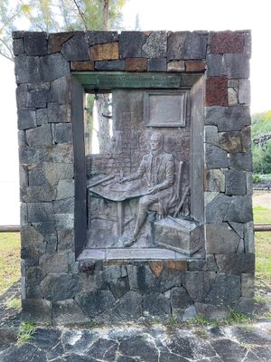 모리셔스의 매슈 플린더스 기념 동상