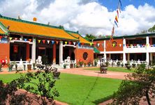 퀸즐랜드주 디이곤에 있는 브리즈번의 청중곤(Evergreen Taoist Church, 녹송도관)에 속한 녹송도관의 안뜰