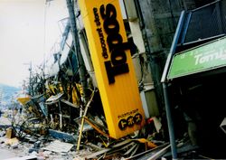 '진도7'이 처음으로 공식 기록된 효고현 남부 지진 피해