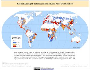 전 세계 가뭄으로 인한 경제적 손실 위험