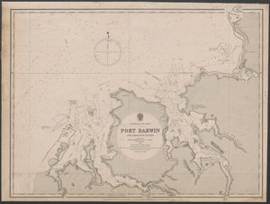 다윈 항구 지도 (1870)