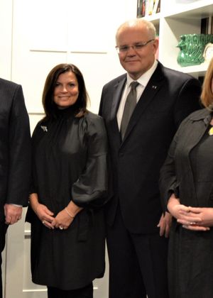 스콧과 제니 모리슨(2019년 3월)