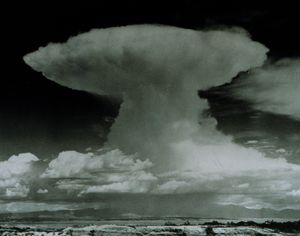 전형적인 모루 모양의, 명확하게 발달된 적란운 모루(Cumulonimbus incus)