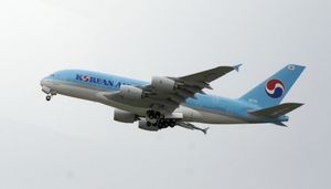 대한항공의 에어버스 A380-800