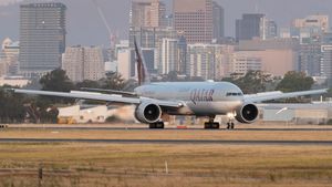 카타르 항공 보잉 777-300ER (애들레이드 공항)