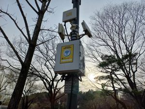 보라매공원에 있는 공용 와이파이 기기