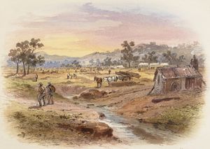 벤디고 크릭(Bendigo Creek)(Bendigo Creek)은 현지 목동이자 아마추어 권투 선수의 이름을 따서 명명되었는데, 이 사람은 영국의 맨손 권투 챔피언인 윌리엄 아베드네고 "벤디고" 톰프슨(William Abednego "Bendigo" Thompson)과 비슷한 싸움 스타일 때문에 그 별명을 얻었다.