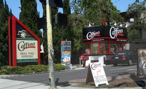 실리콘 밸리 근처, 드라이브-스루 에스프레소 가게