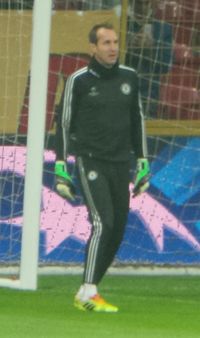 2014년 첼시에서 훈련 중인 슈바르처