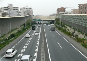 마쿠하리IC 부근